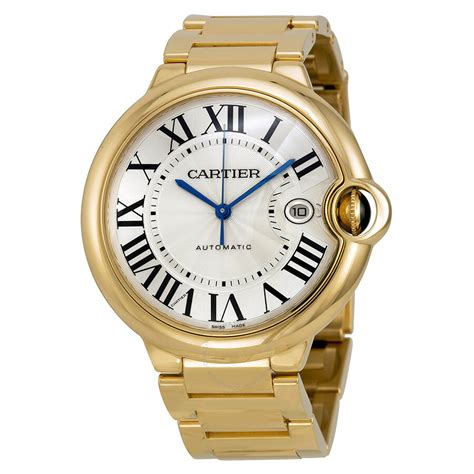 men's cartier gold watch|cartier gold watch price.